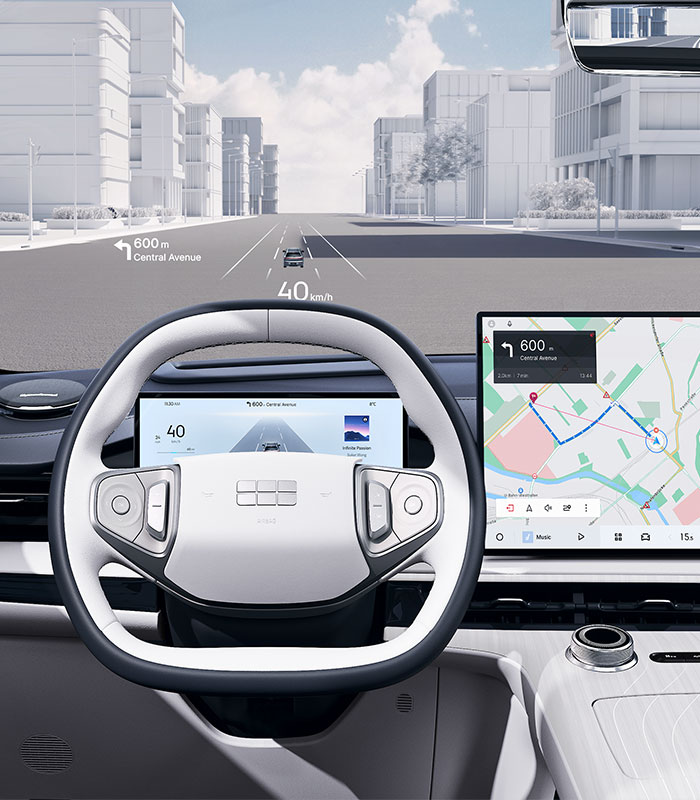 Màn hình hiển thị trên kính lái (HUD – Head-Up Display)